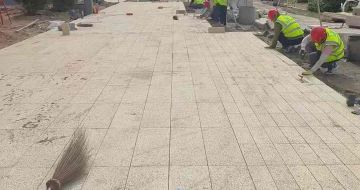 平凉黄金麻荔枝面地铺案例