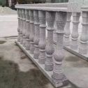平凉 芝麻白圆形光面花瓶柱，栏杆