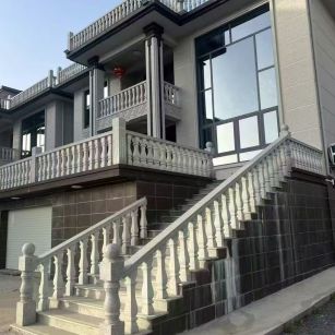 平凉 芝麻白别墅阳台栏杆，楼梯栏杆
