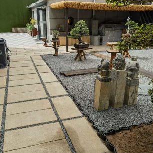 平凉仿古石铺装效果
