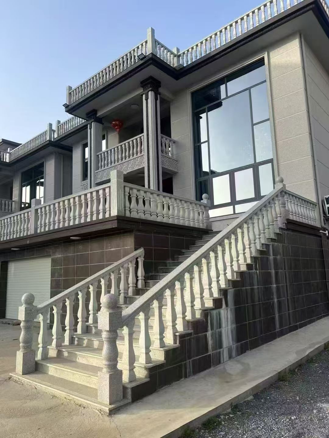 平凉 芝麻白别墅阳台栏杆，楼梯栏杆