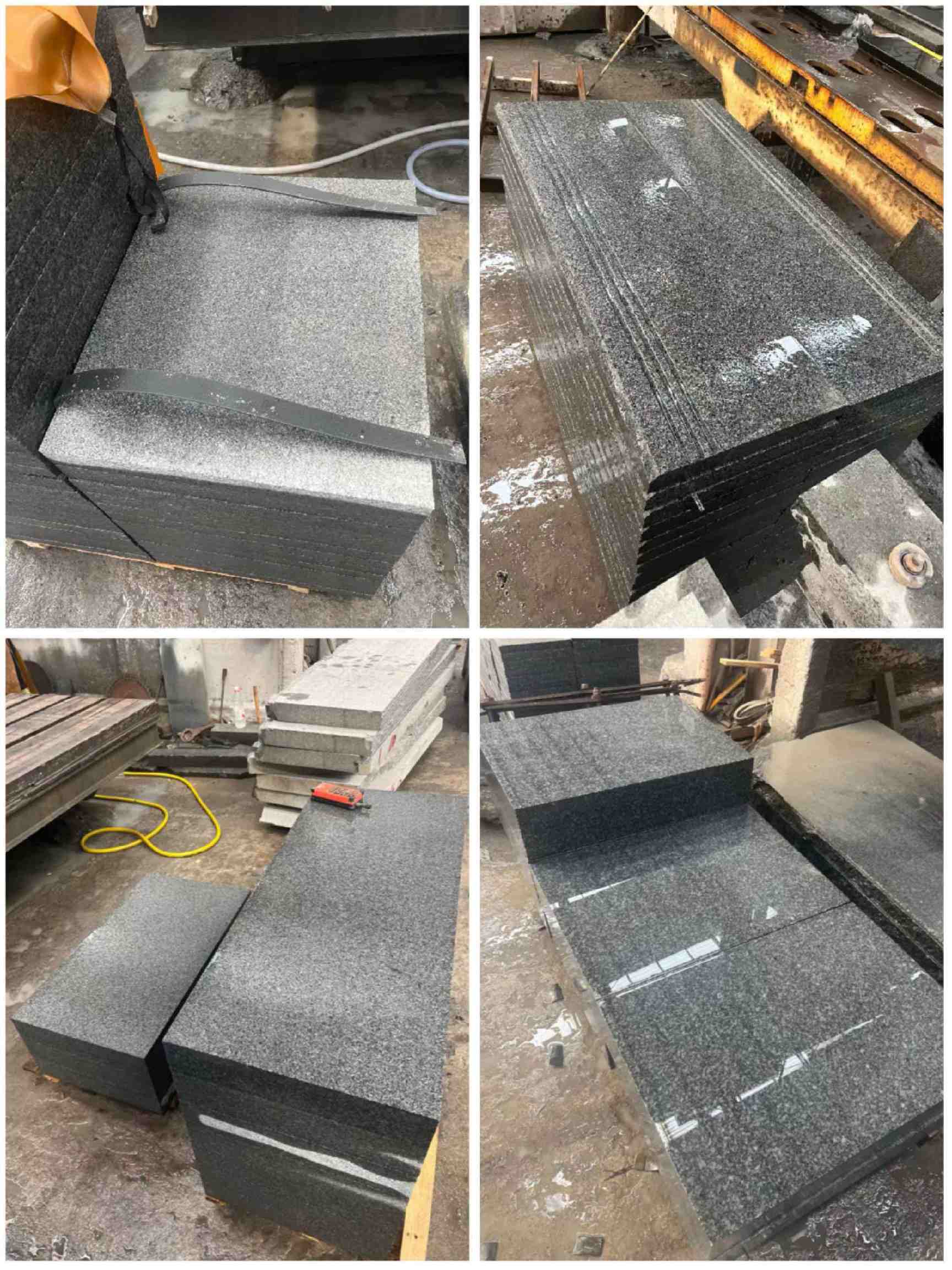 平凉 芝麻黑地铺石材