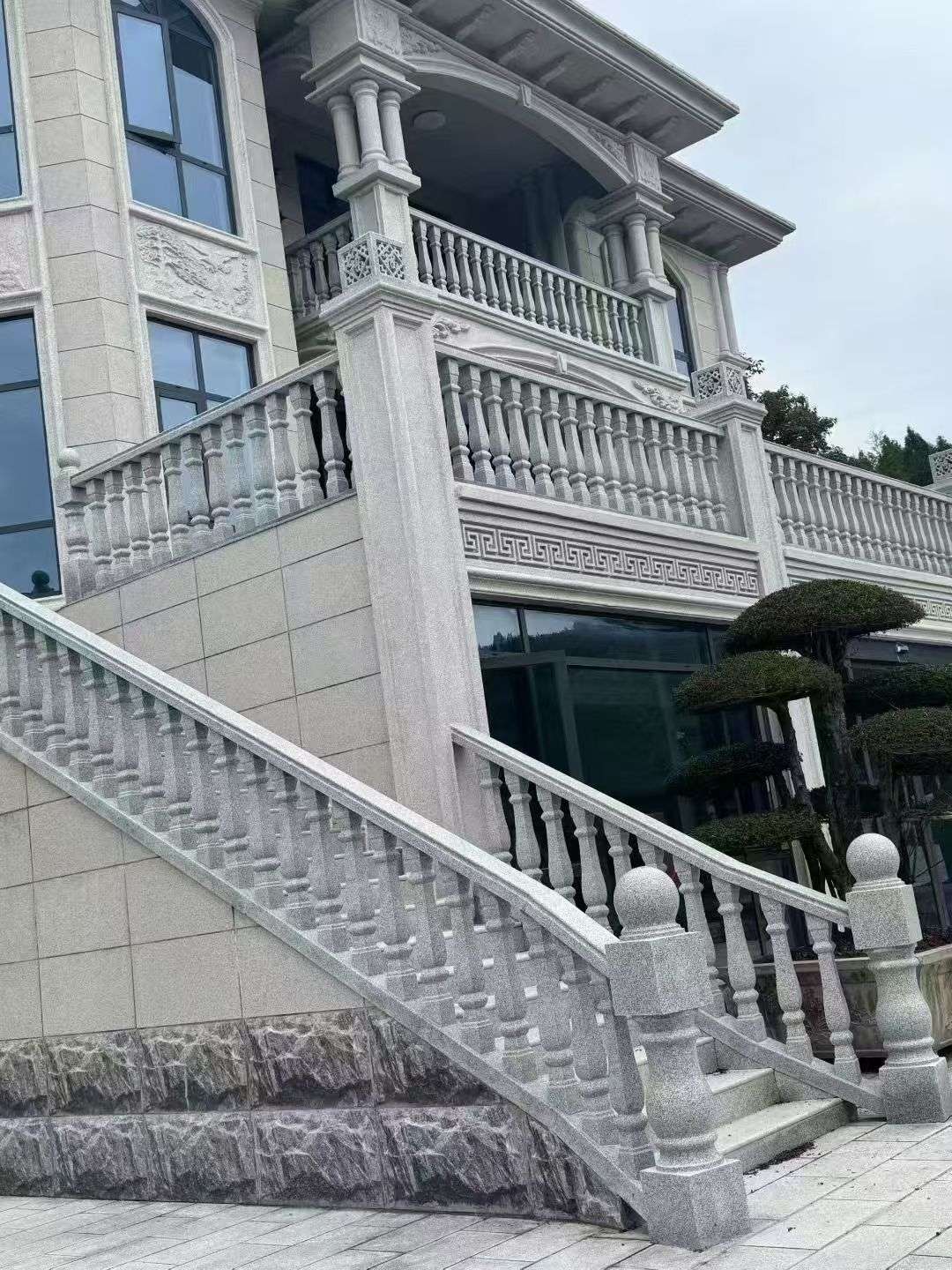 平凉 芝麻白别墅，栏杆
