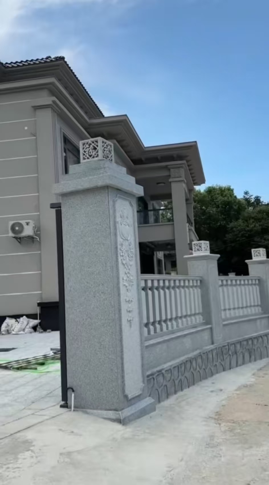 平凉 芝麻白别墅围墙栏杆，私人订制