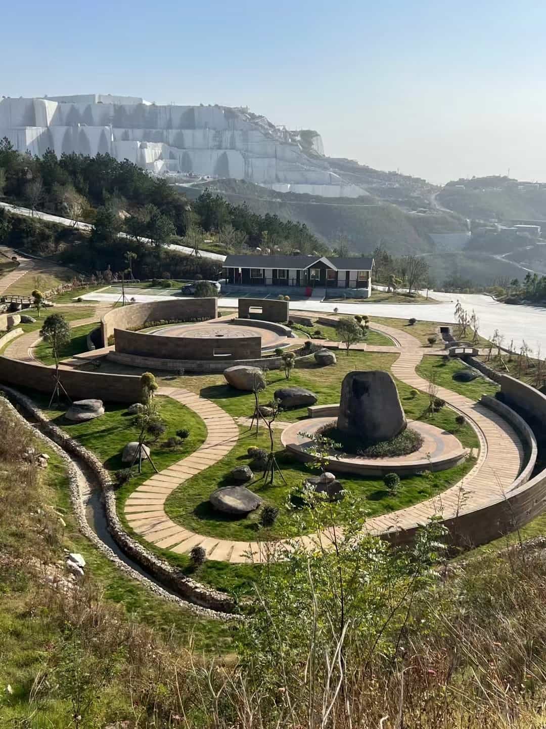 平凉仿古石铺装整体效果