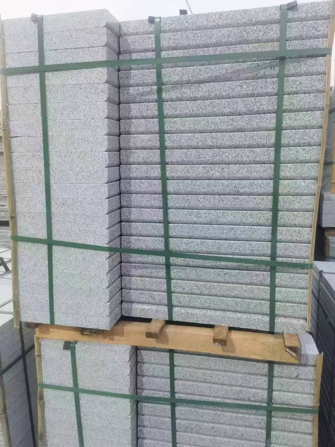 平凉 5公分芝麻白，倒斜角，室外楼梯踏步