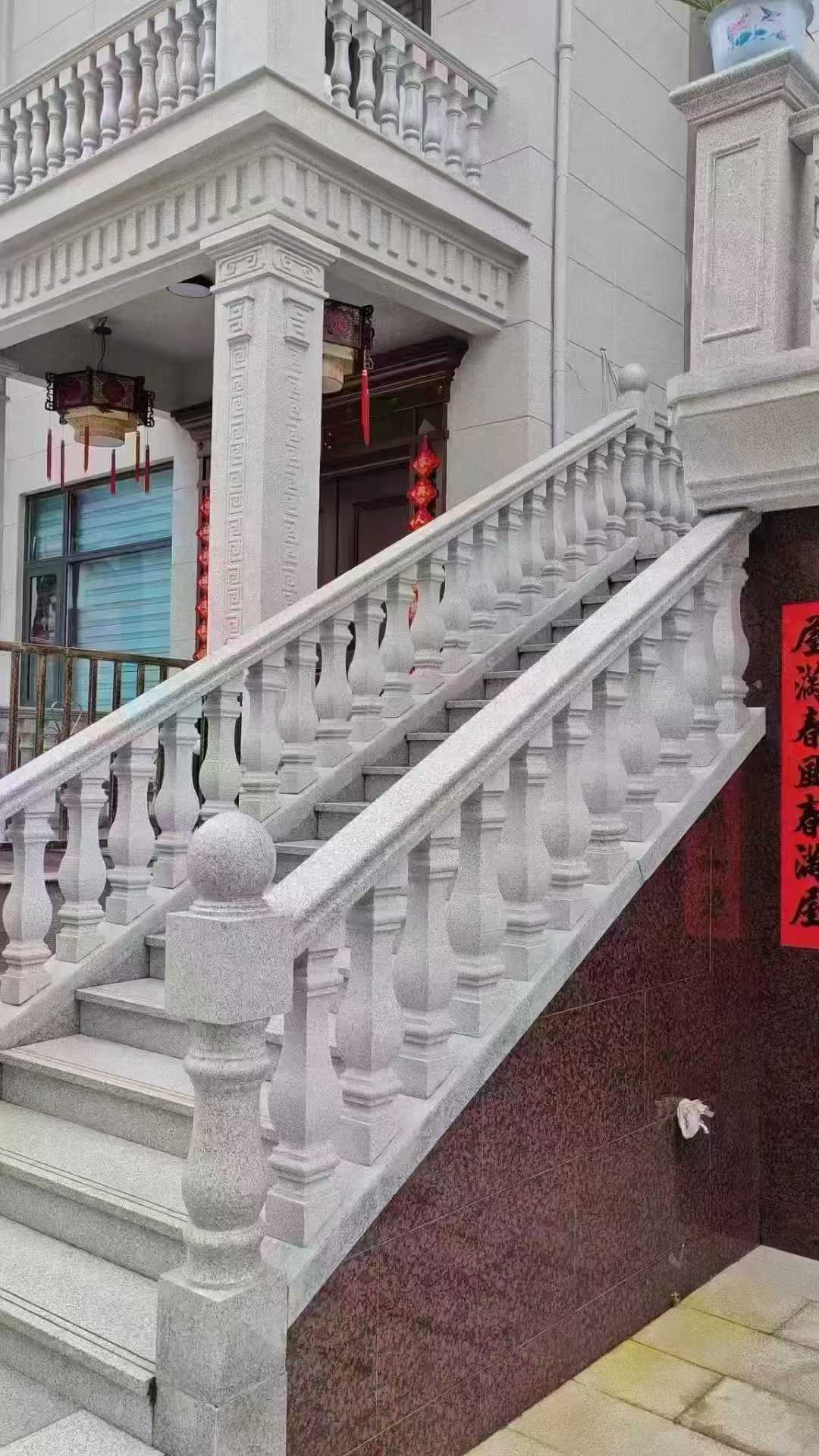 平凉 天然石材 阳台庭院护栏、栏杆