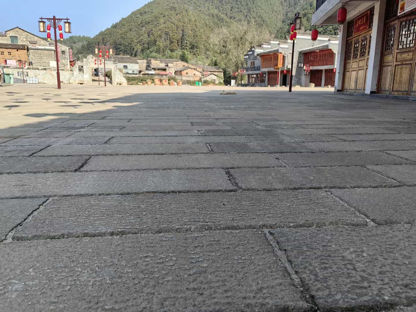 平凉仿古石铺装效果