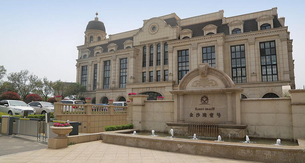 平凉花岗岩黄金麻建筑外墙干挂案例